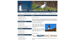 Desktop Screenshot of mein-amrum-urlaub.com
