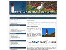 Tablet Screenshot of mein-amrum-urlaub.com